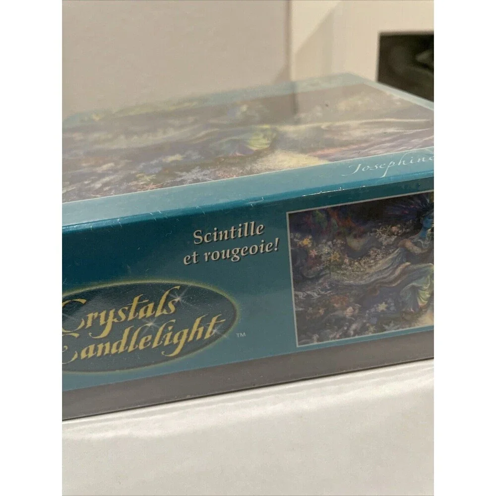 Crystals and Candlelight Glitter & Glow Sealed 750 Pc Puzzle Josephine Wall New